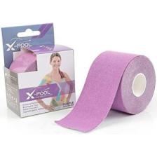 X-Pool x Pool ,mor Lila Renk Kinezyo Tape Gold 5x5 cm Ağrı,sporcu Bandı