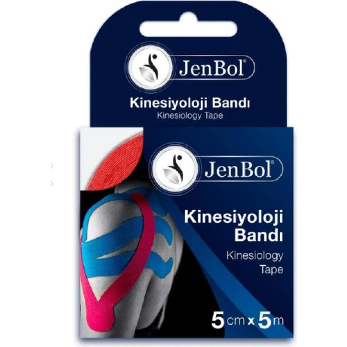 Jenbol Kinezyo Sporcu Bandı 5 Metre x 5 cm Pembe