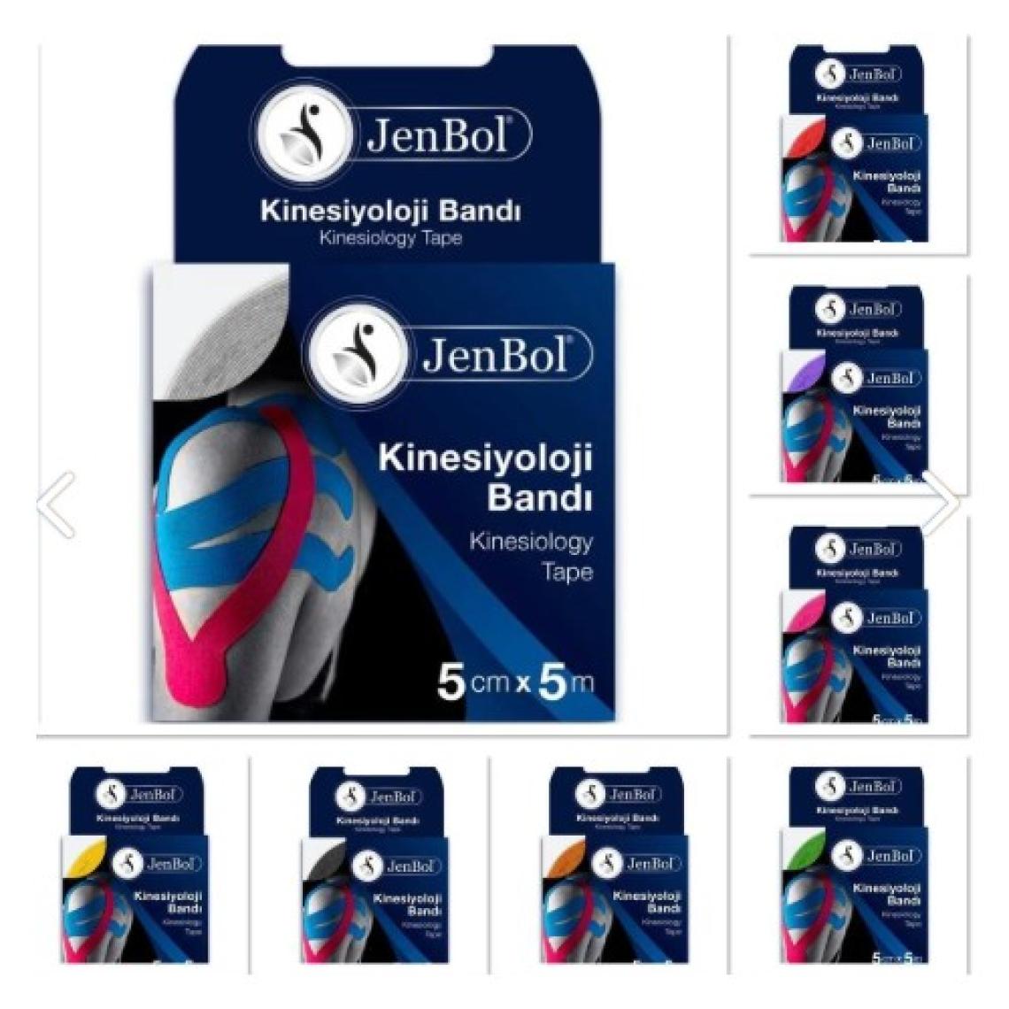 Jenbol Kinezyo Sporcu Bandı 5 Metre x 5 cm Pembe