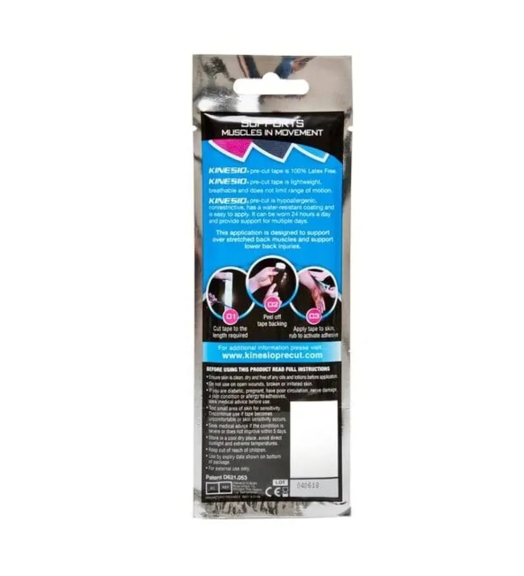 Kinesio Tape Pre - Cut Bel Bandı