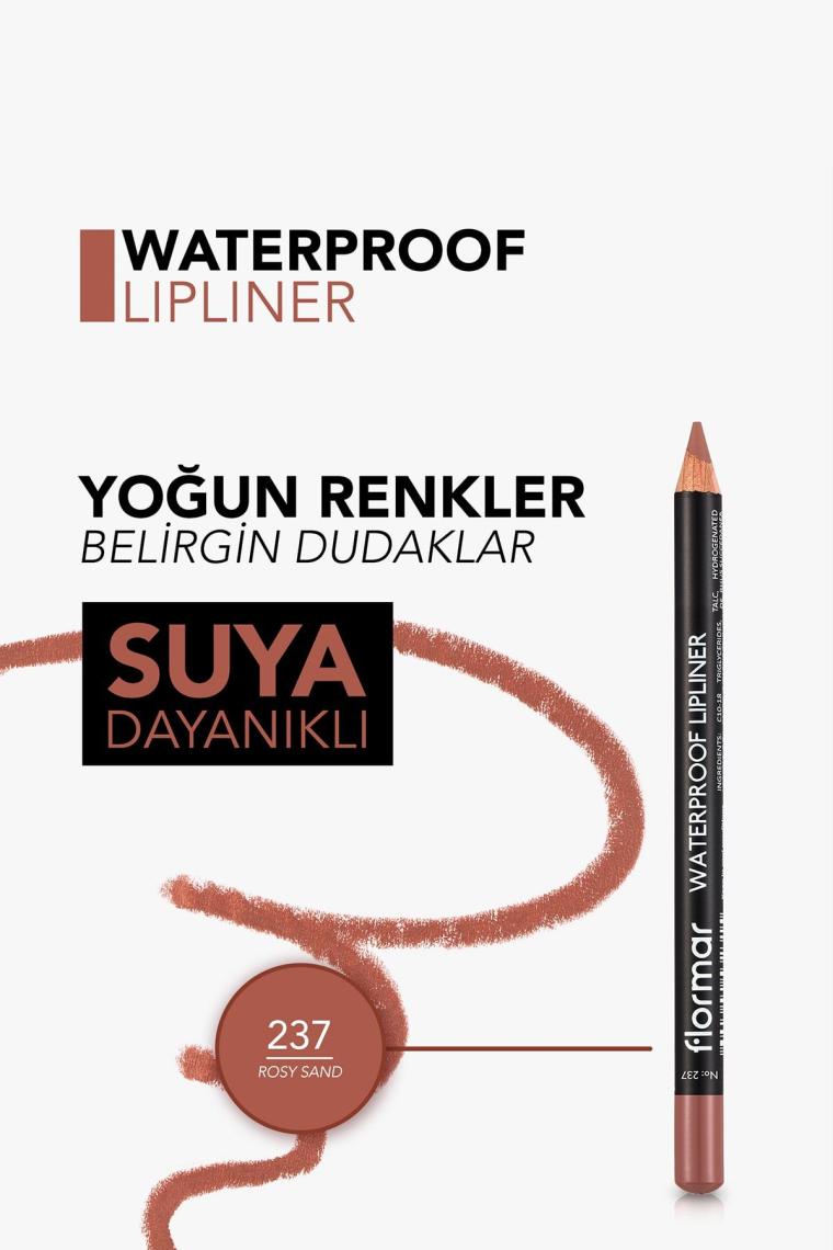 Waterproof Lipliner - Suya Dayanıklı Dudak Kalemi No:237 Rosy Sand 1.14 g 8690604567508