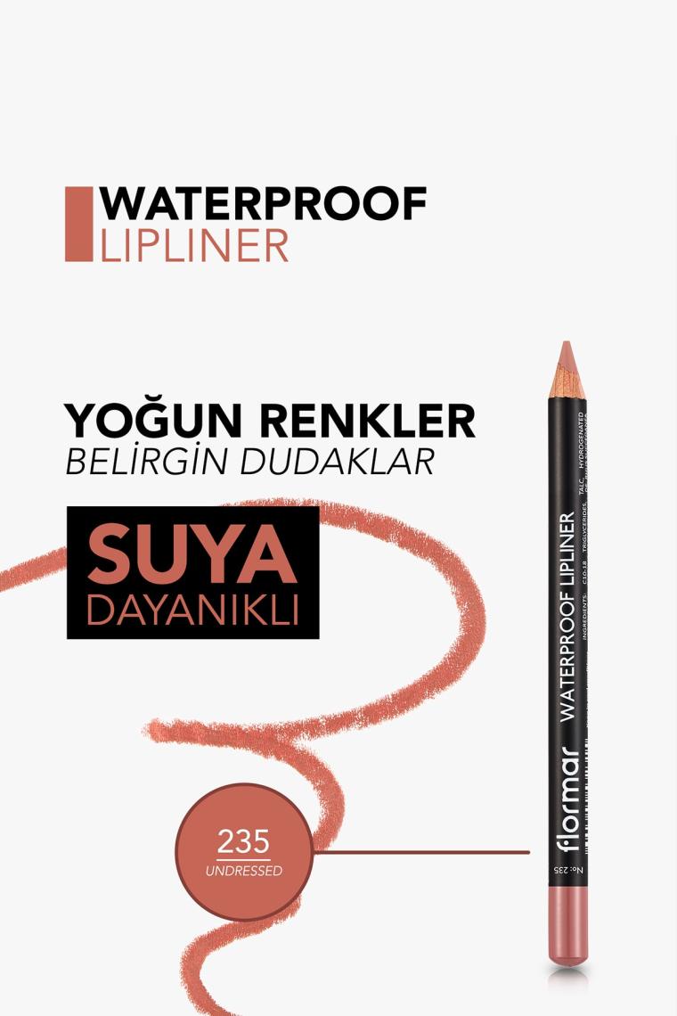 Waterproof Lipliner - Suya Dayanıklı Dudak Kalemi No:235 Undressed 1.14 g 8690604567485