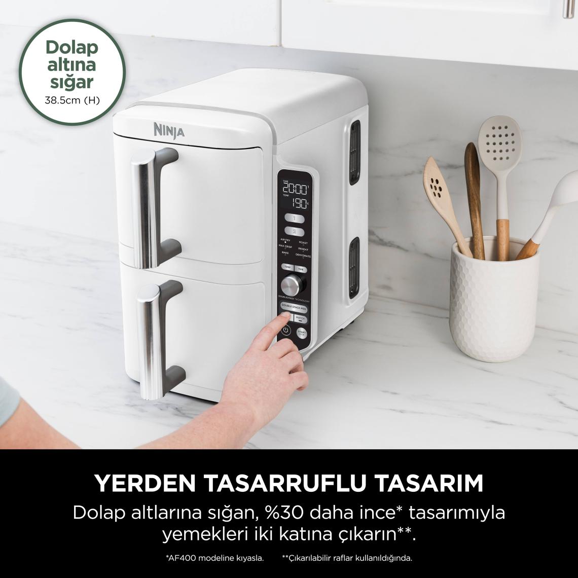 Ninja Double Stack Air Fryer Çift Hazneli Xl 9.5l