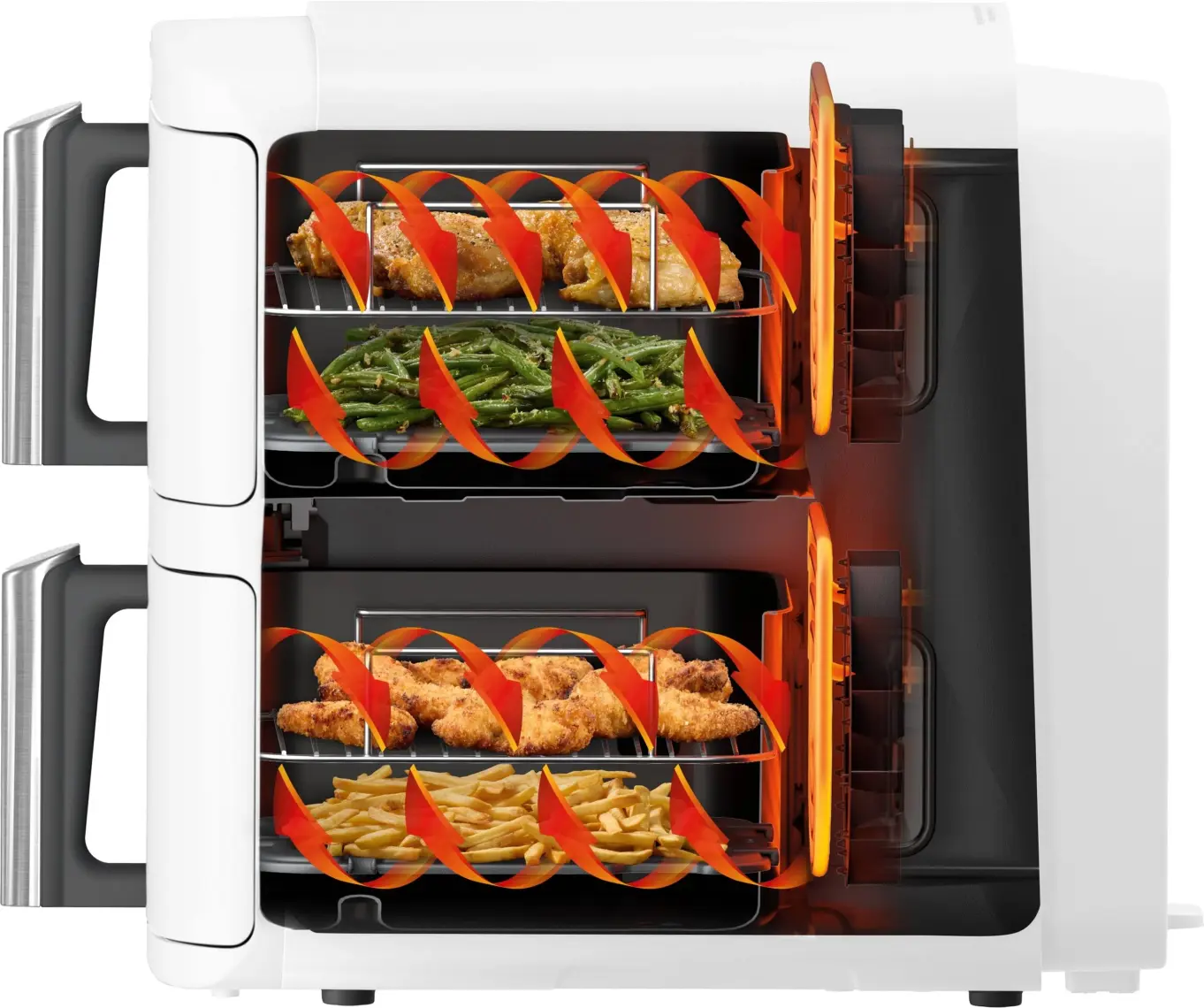 Ninja Double Stack Air Fryer Çift Hazneli Xl 9.5l
