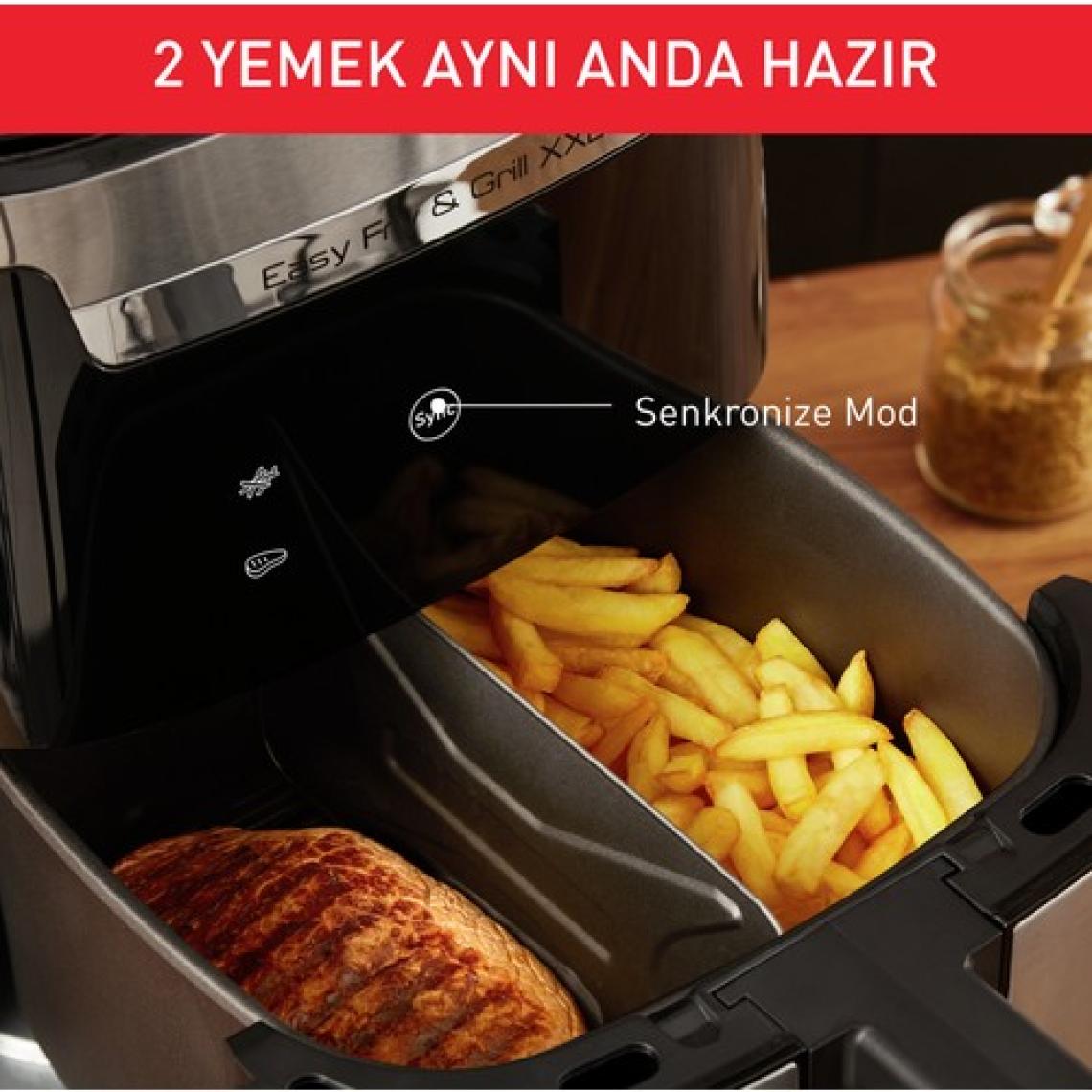 Tefal Easy Fry & Grill 2'si 1 Arada 6,5 Litre XXL Az Yağlı Fritöz - 4300009190