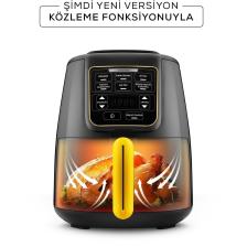 Karaca Air Pro Cook Köz XL Airfryer Black Shine 4 Kişilik