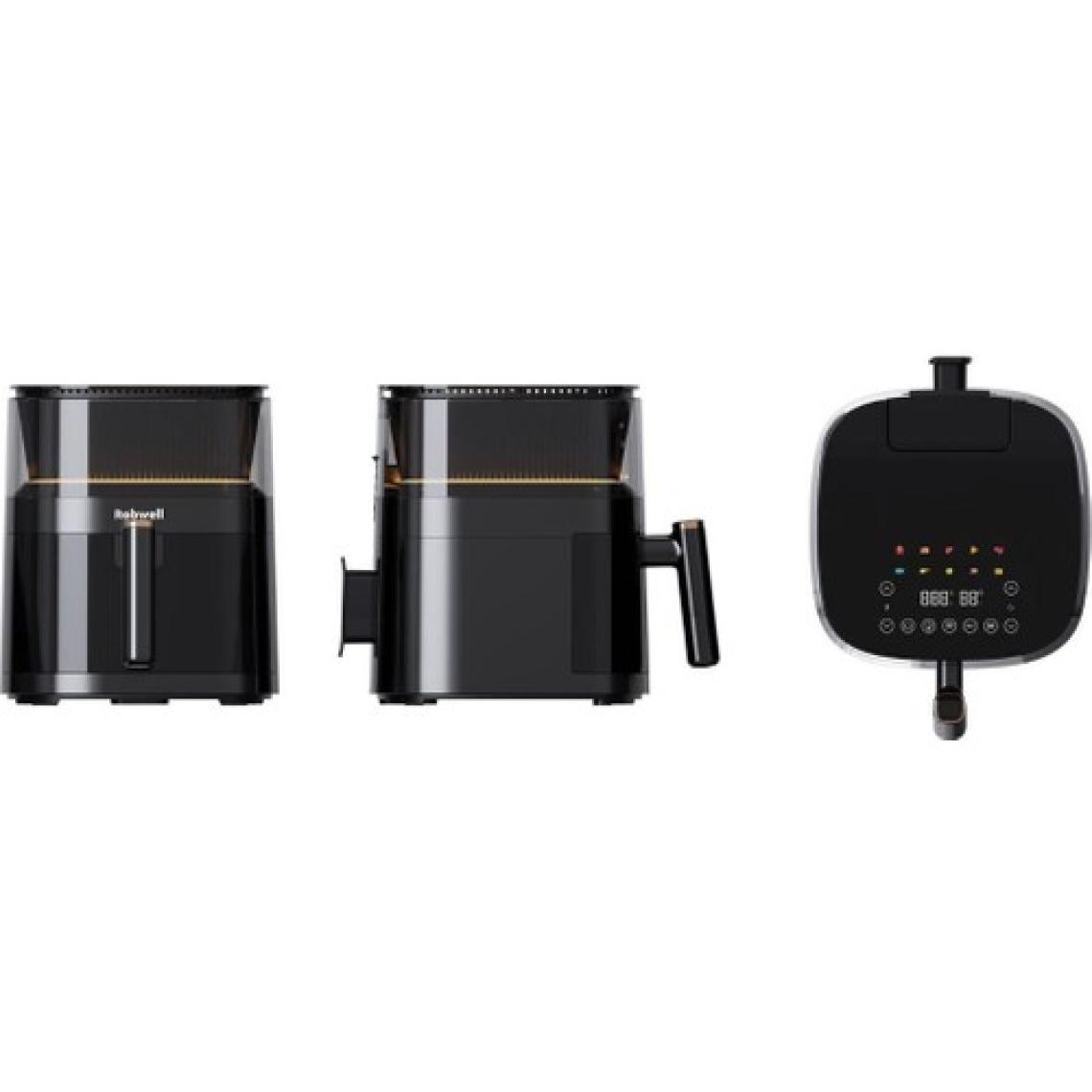 Robx Robwell Rxo5 Son Teknoloji Otomatik Buhar Püskürtmeli Airfryer 10 Renkli Işıklı Menü