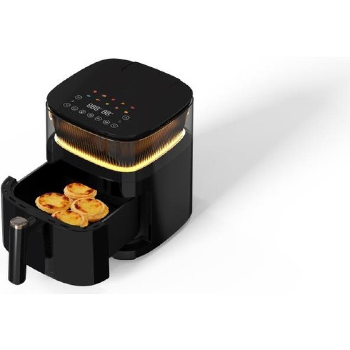 Robx Robwell Rxo5 Son Teknoloji Otomatik Buhar Püskürtmeli Airfryer 10 Renkli Işıklı Menü