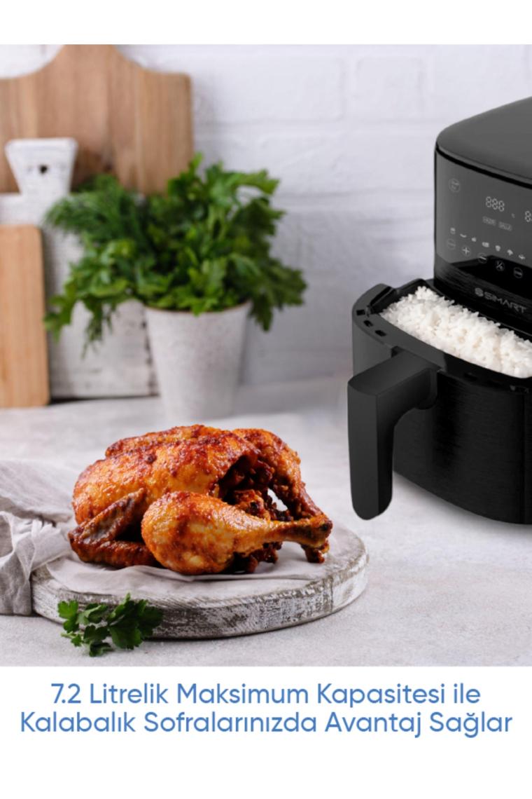 Şımart Akıllı Hava Fritözü 7.2l Xxl Airfryer