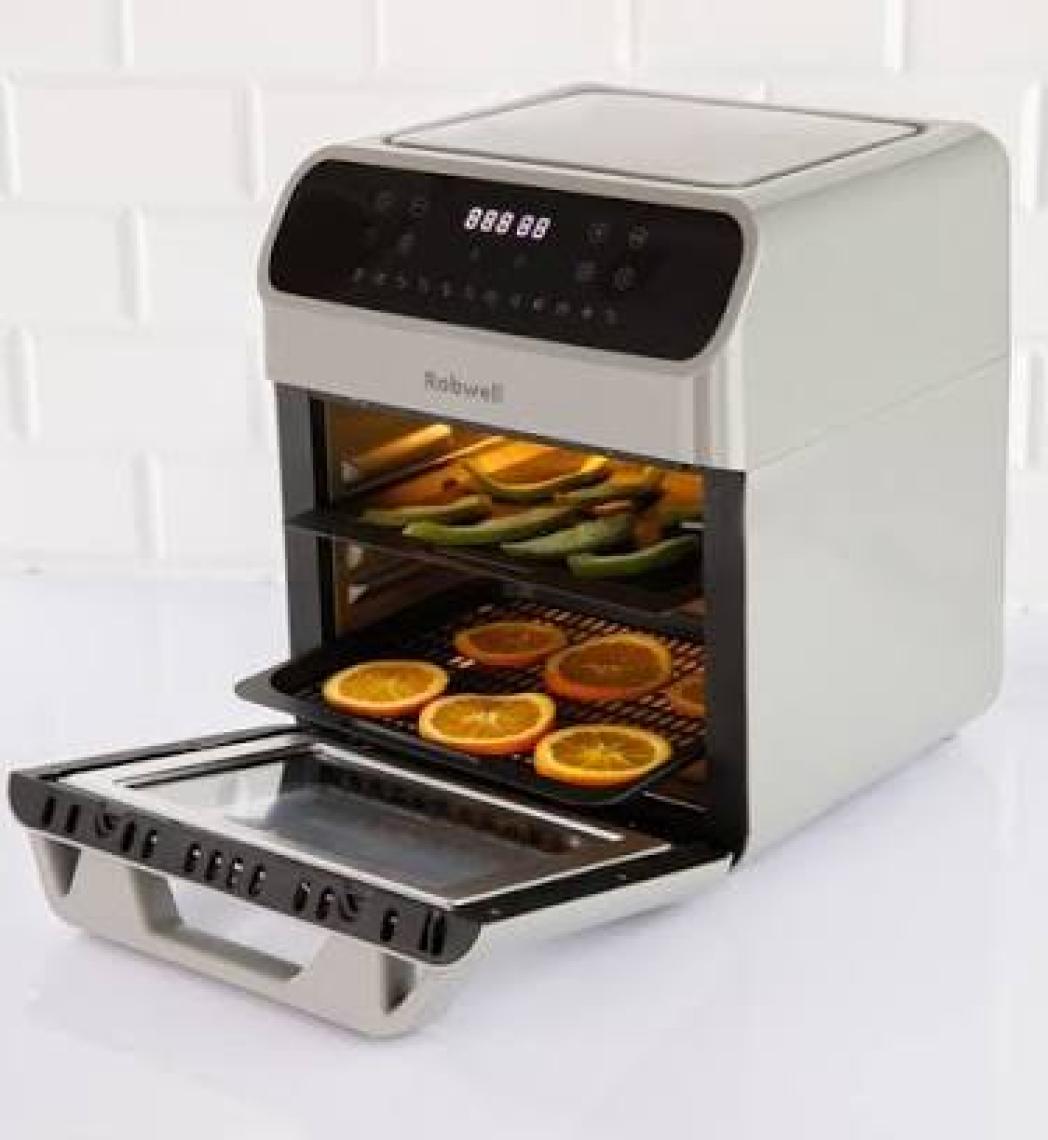 Robx Robwell As29 12 Litre Tavuk Çevirme Şiş Kebap Dönen Patates Sepetli Airfryer