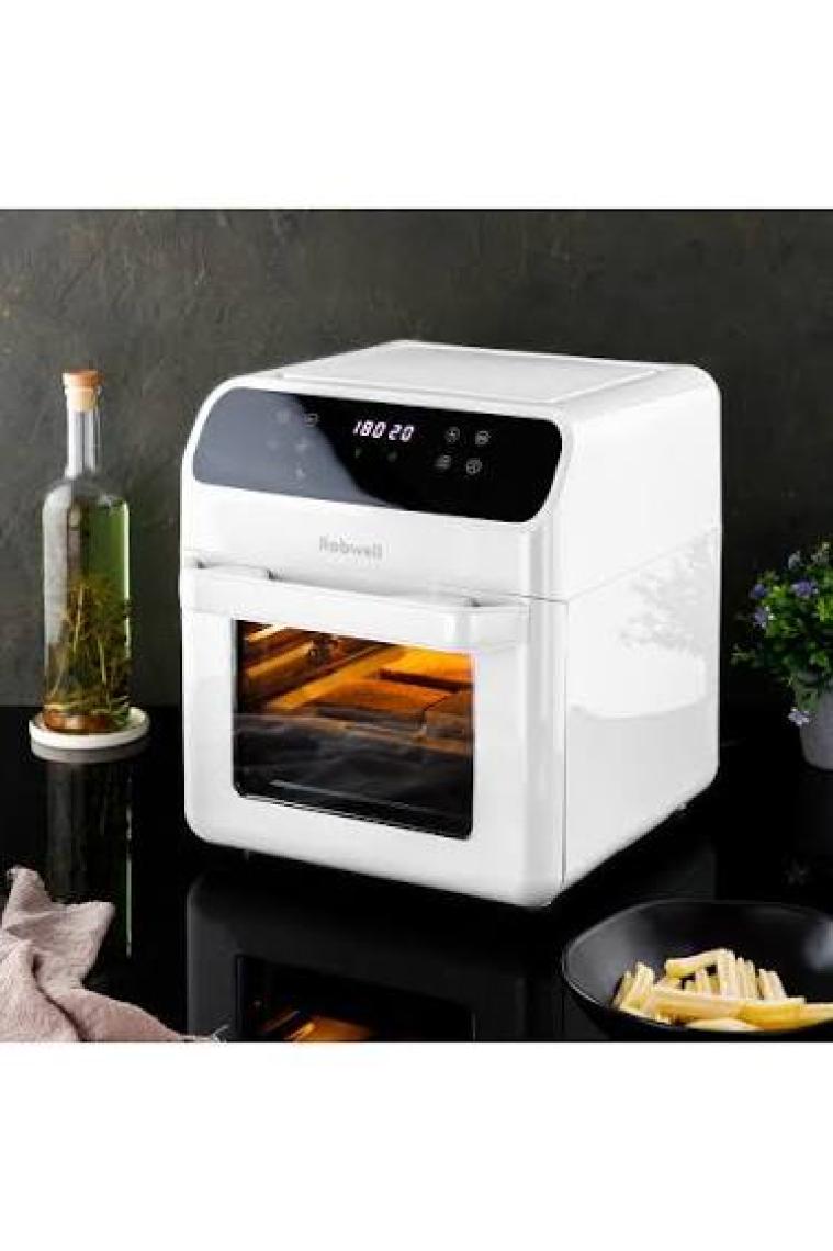Robx Robwell As29 12 Litre Tavuk Çevirme Şiş Kebap Dönen Patates Sepetli Airfryer