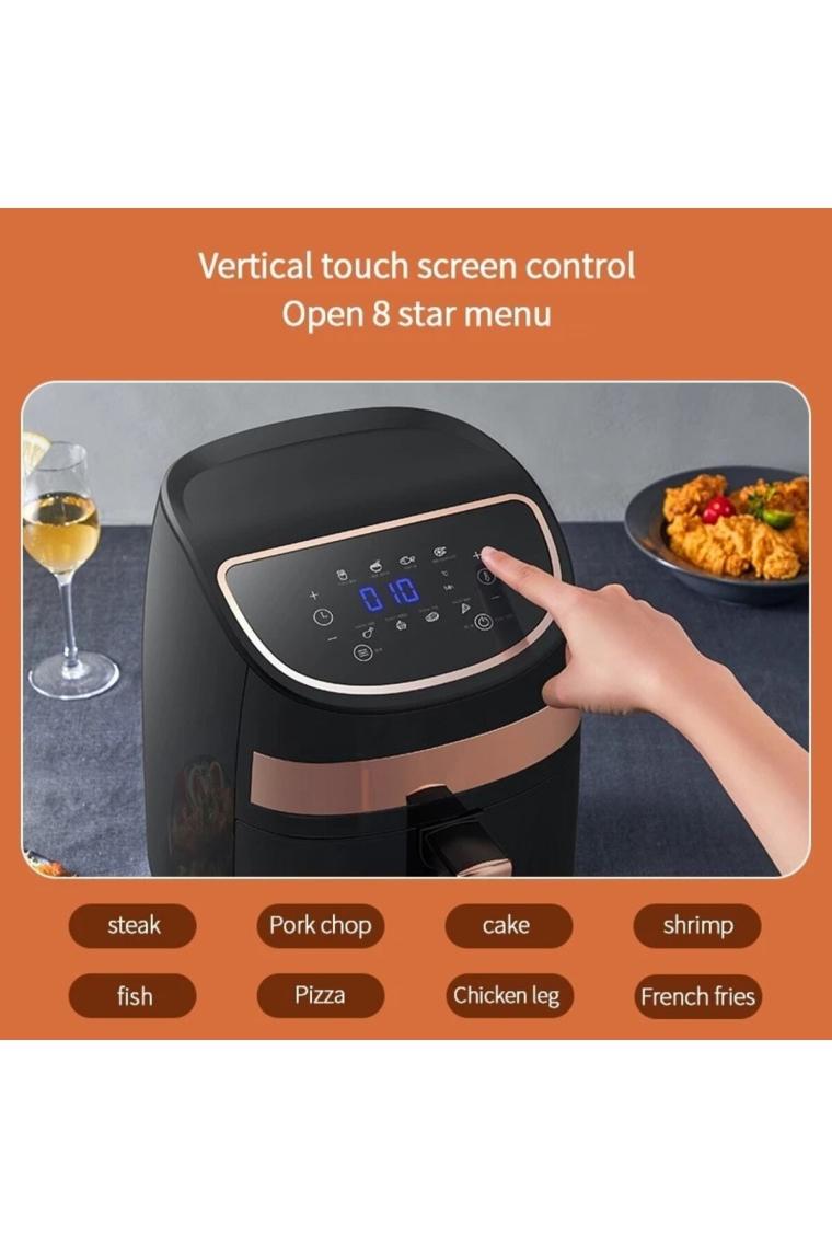 Kz100 Smart Dokunmatik Airfryer Fritöz (Deerma Türkiye Garantili)