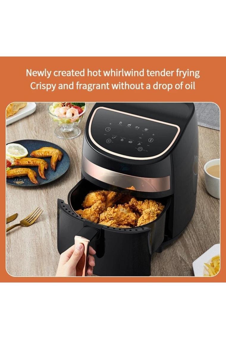 Kz100 Smart Dokunmatik Airfryer Fritöz (Deerma Türkiye Garantili)