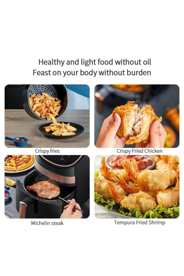 Kz100 Smart Dokunmatik Airfryer Fritöz (Deerma Türkiye Garantili)