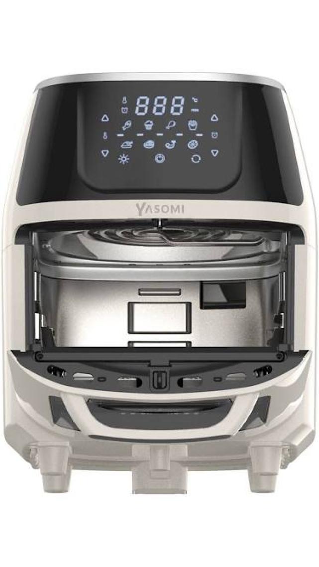 Yasomi Y88 Xxl Bej 1500W 8 Litre Airfryer Oven Fritöz (Yasomi Türkiye Garantili)