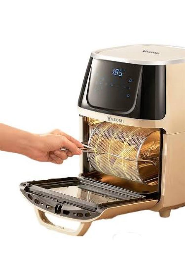 Yasomi Y88 Xxl Bej 1500W 8 Litre Airfryer Oven Fritöz (Yasomi Türkiye Garantili)