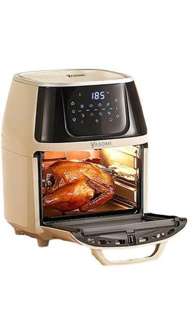 Yasomi Y88 Xxl Bej 1500W 8 Litre Airfryer Oven Fritöz (Yasomi Türkiye Garantili)