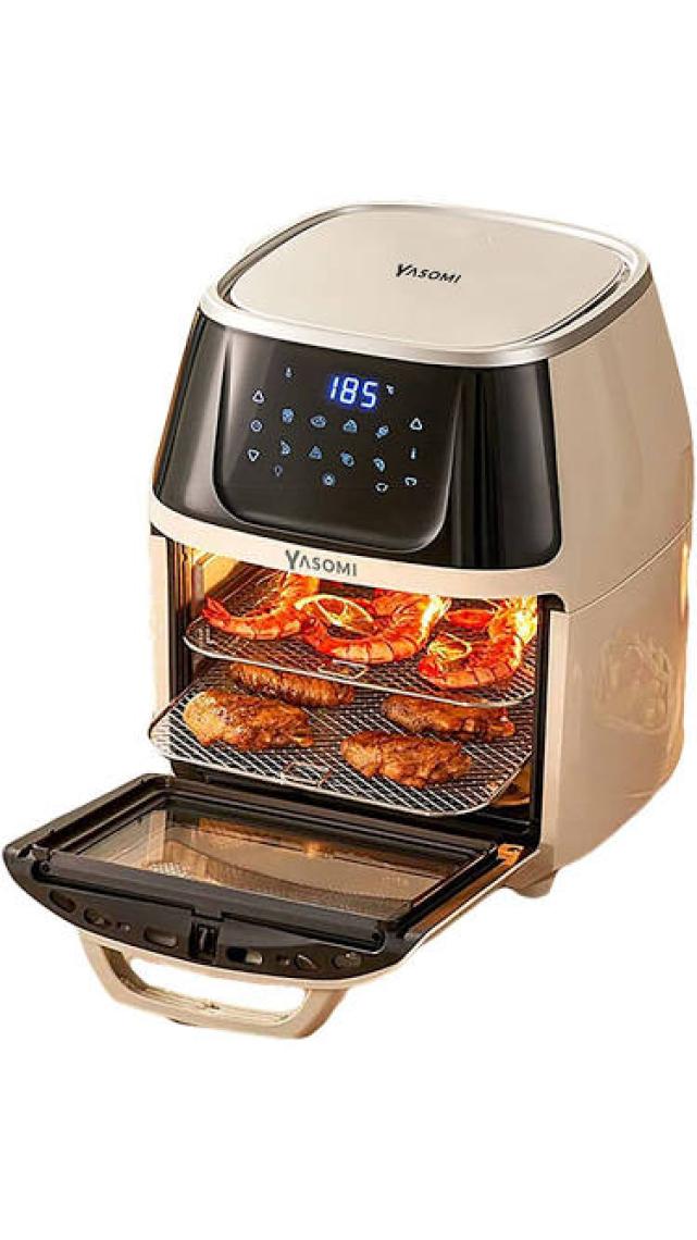 Yasomi Y88 Xxl Bej 1500W 8 Litre Airfryer Oven Fritöz (Yasomi Türkiye Garantili)