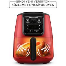 Karaca Air Pro Cook Köz XL Airfryer 4 lt Yağsız Ruby Fritöz