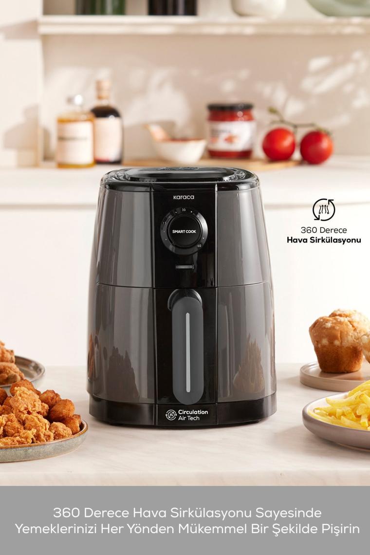 Smart Cook 2.2 Lt Airfryer Space Gray