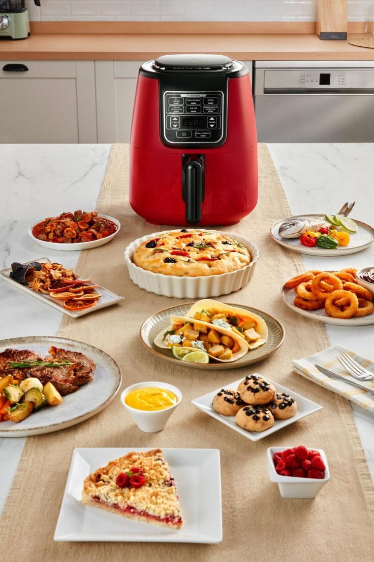 Karaca Air Pro Cook Köz XL Airfryer Ruby 4 Kişilik Fritöz