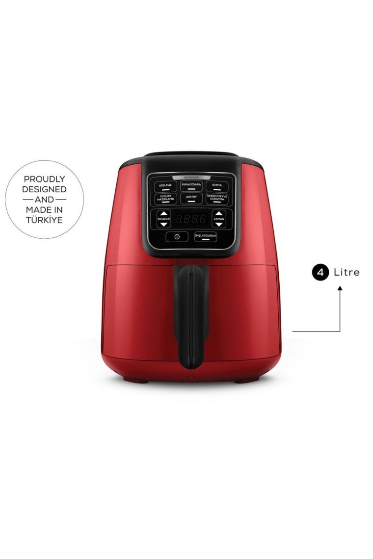 Karaca Air Pro Cook Köz XL Airfryer Ruby 4 Kişilik Fritöz