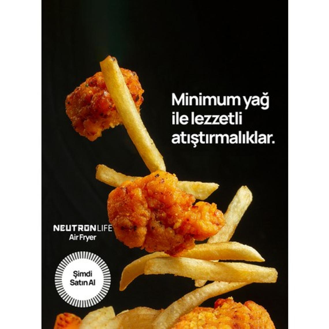Neutron Smart Air Fryer Pro Akıllı Fritöz 7,3 L