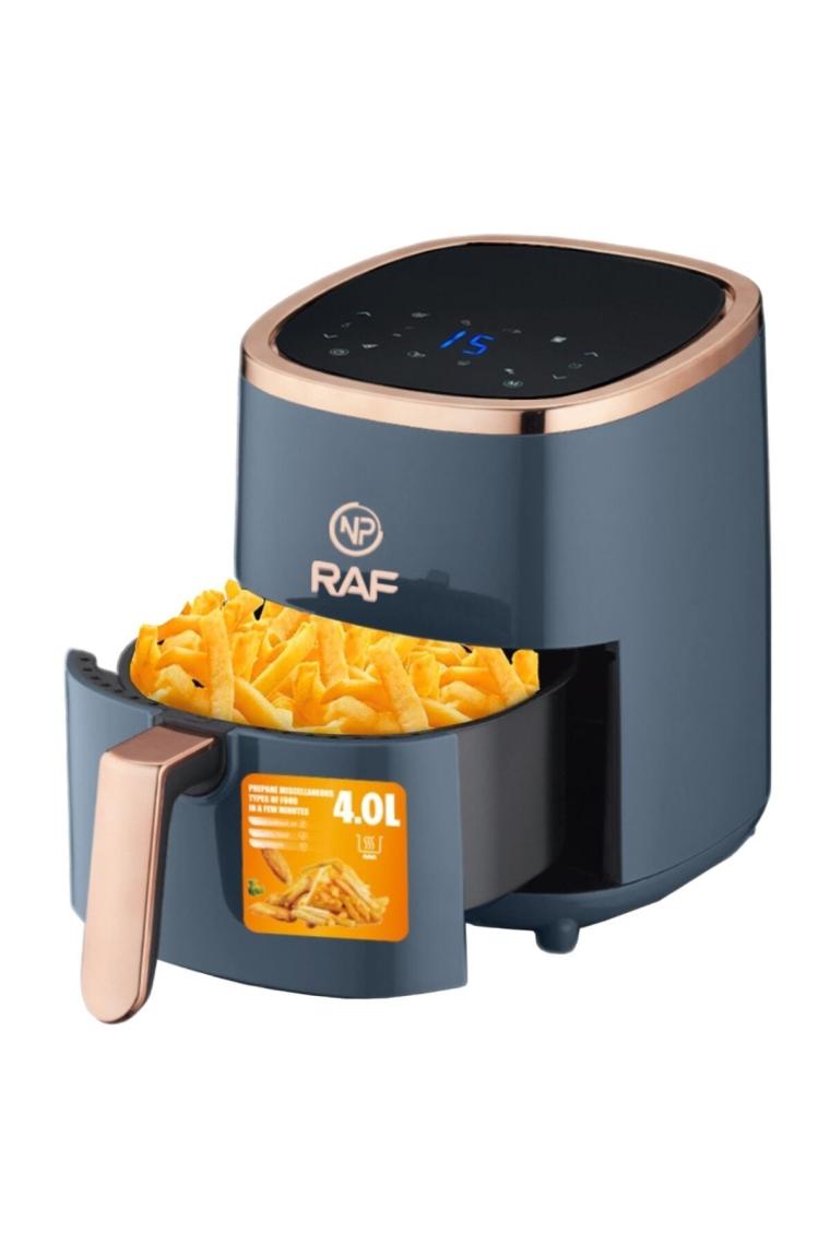 Raf R5007 Dokunmatik Ekran 4.0l Airfryer 1500w Yağsız Kızartma & Sıcak Hava Fritözü