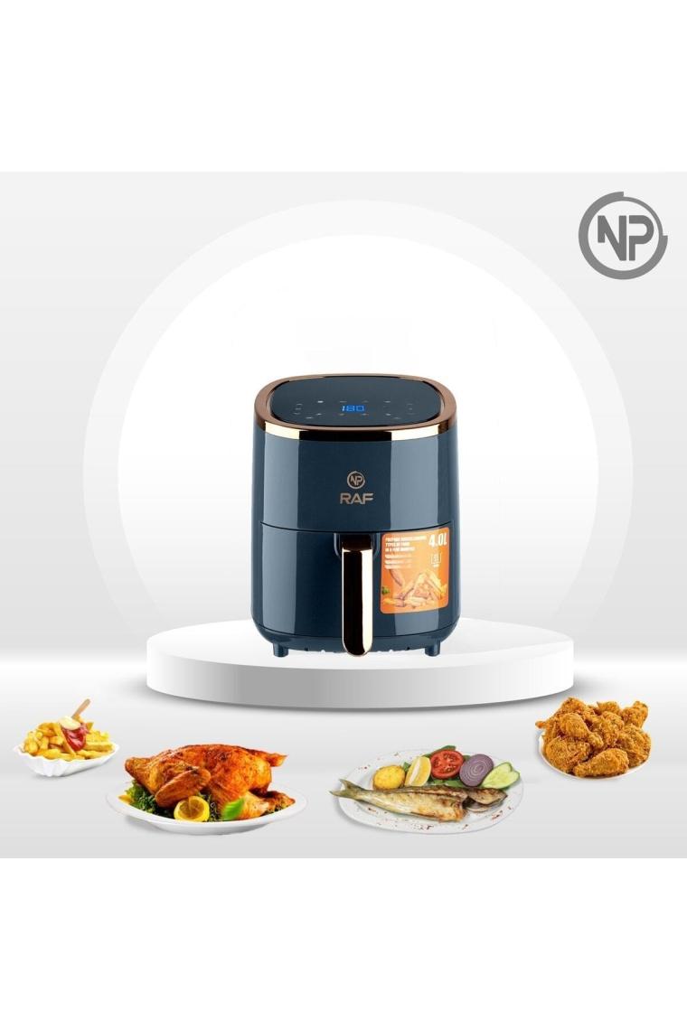 Raf R5007 Dokunmatik Ekran 4.0l Airfryer 1500w Yağsız Kızartma & Sıcak Hava Fritözü