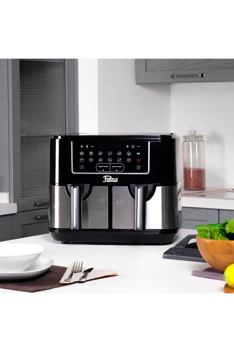 Duo V2 Dokunmatik Ekran 9lt Çift Hazneli Airfryer Yağsız Fritöz