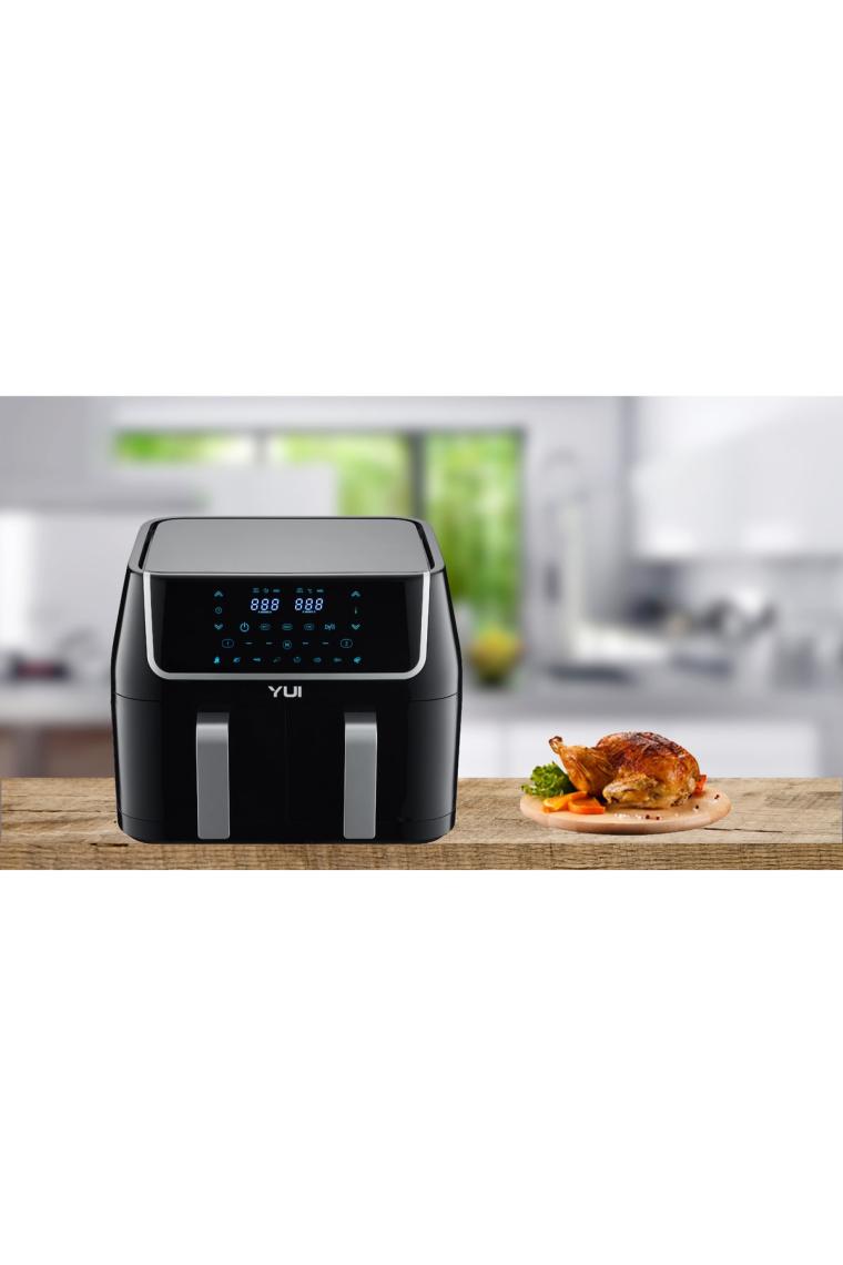 Yui M40 Maxifry Dokunmatik Ekran (5+5) 10Lt Çift Hazneli Airfryer Yağsız Fritöz 1800W