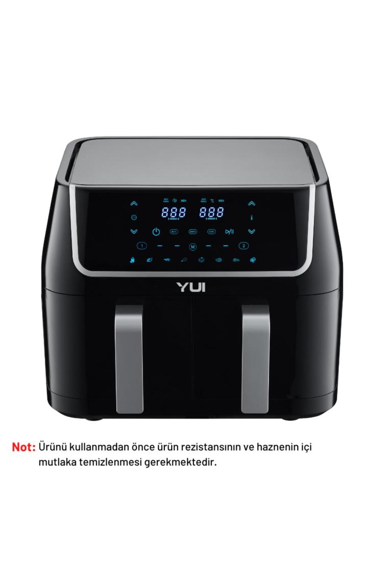 Yui M40 Maxifry Dokunmatik Ekran (5+5) 10Lt Çift Hazneli Airfryer Yağsız Fritöz 1800W