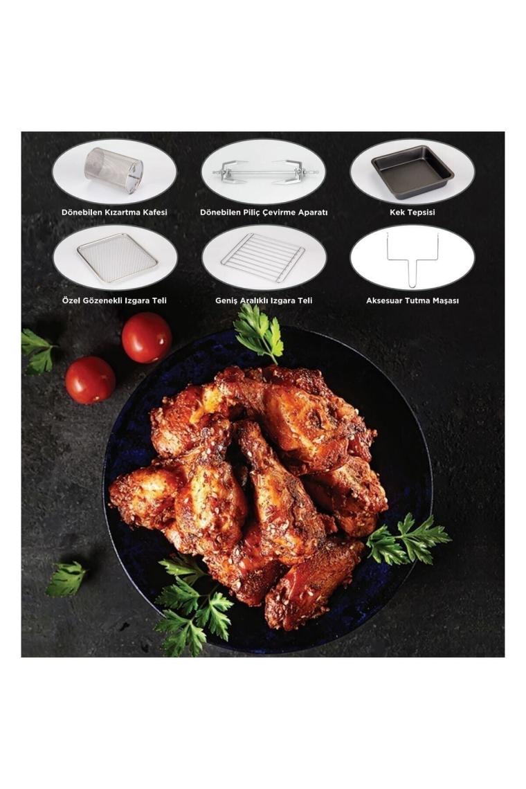 Onvo OVFRY09 Oven Airfryer 12 lt Yağsız Fritöz