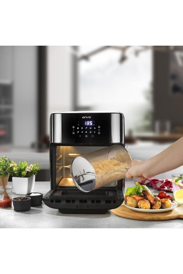 Onvo OVFRY09 Oven Airfryer 12 lt Yağsız Fritöz