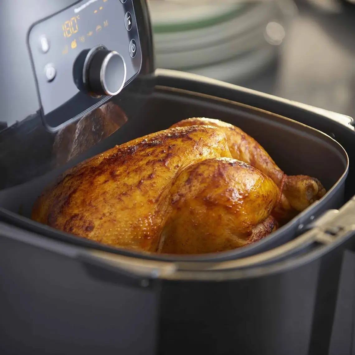 Philips Avance Collection HD9650/90 XXL Airfryer 7.3 Lt Tek Hazneli Yağsız Pişirme ve Otomatik Kapanma Özellikli Fritöz