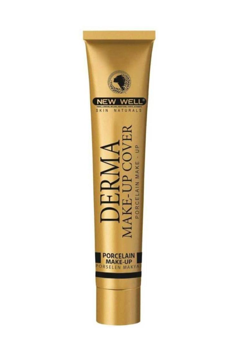 New Well Derma Make Up Cover 02 Bronze Yoğun Kapatıcı Porselen Fondöten