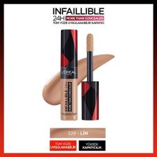 L'Oréal Paris Infaillible 24H Tüm Yüze Uygulanabilir Kapatıcı - 328 Lin