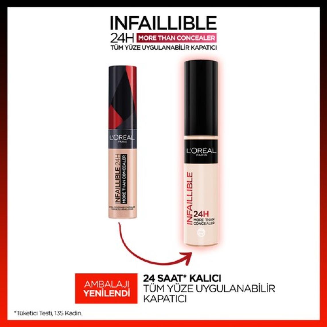 Tüm Yüze Uygulanabilir Kapatıcı - Infaillible More Than Concealer 323 Fawn