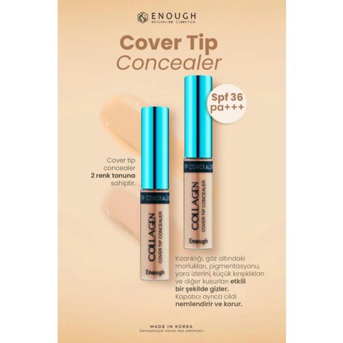 Enough Göz Altı Kapatıcısı Enough Collagen Cover Tip Concealer Spf 36 / Pa +++