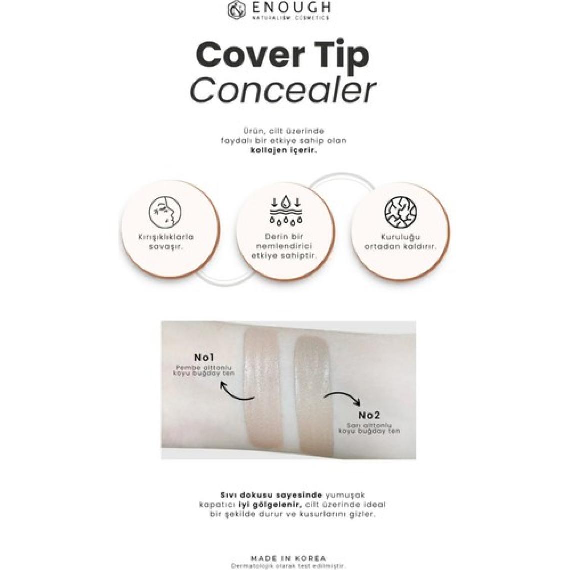 Enough Göz Altı Kapatıcısı Enough Collagen Cover Tip Concealer Spf 36 / Pa +++