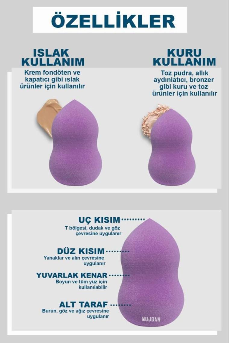 MUJGAN Masal Makyaj Seti Koyu Ton