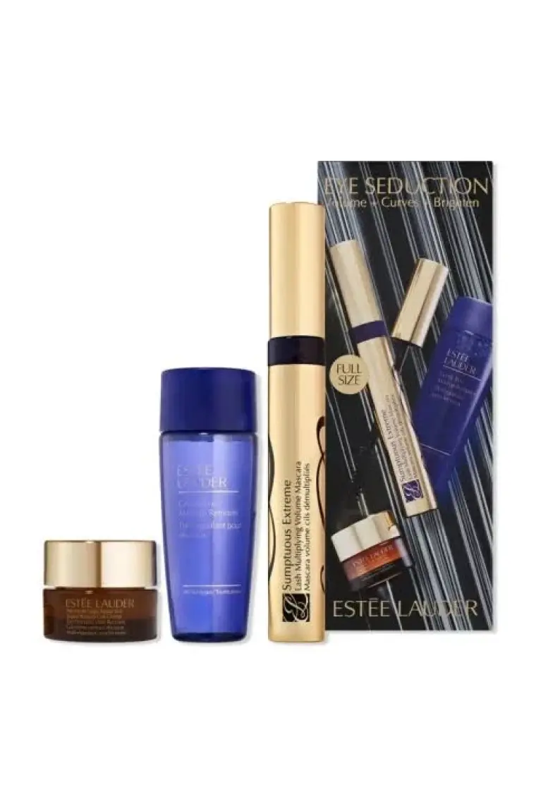 Estee Lauder Maskara Seti - Sumptuous Extreme Göz Bakım Seti Maskara 8 ml, Göz Kremi 5 ml, Temizleyici 30 ml