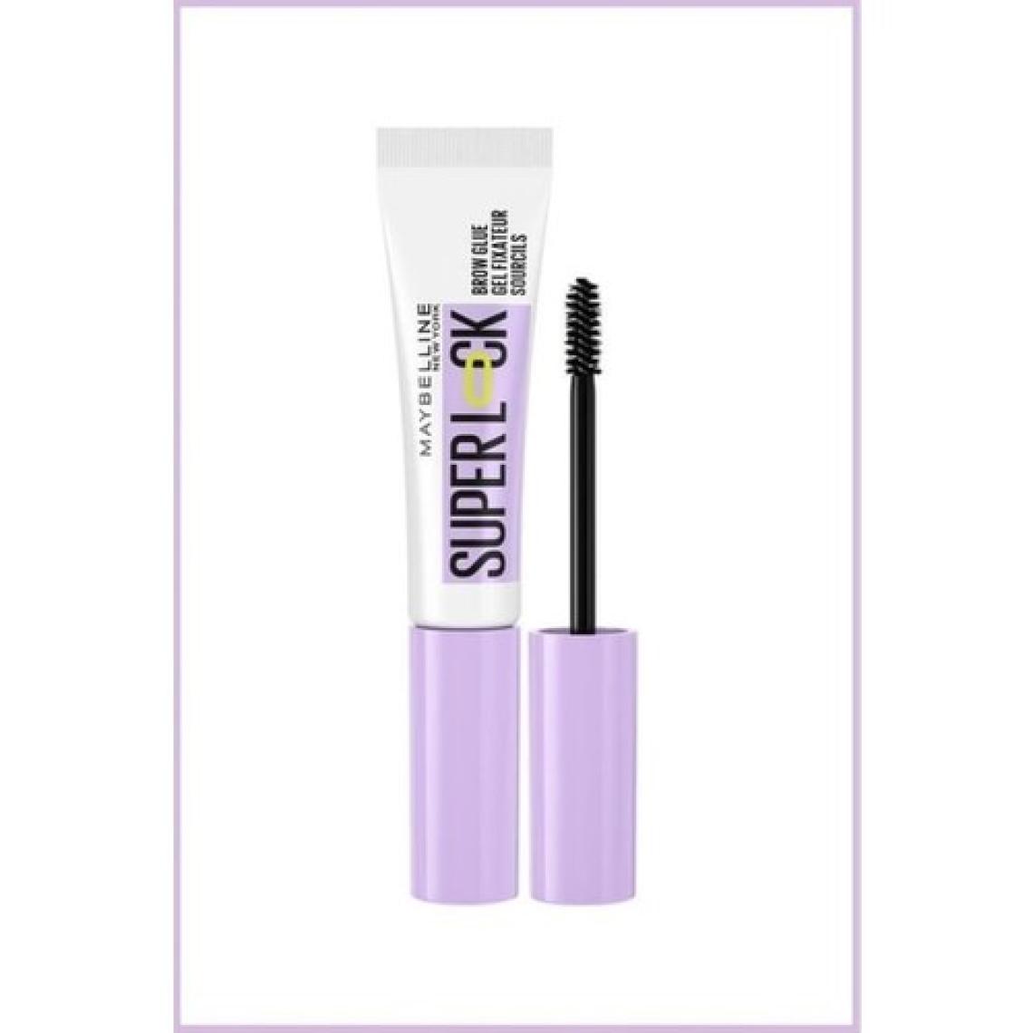 Maybelline New York Super Lock Brow Glue Kaş Sabitleyici Maskara + Sky High Mini Maskara