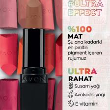 Avon Kiss Me Ultra Mat Ruj Marvellous Mocha ve Lash Genius Maskara Hediye Paketi