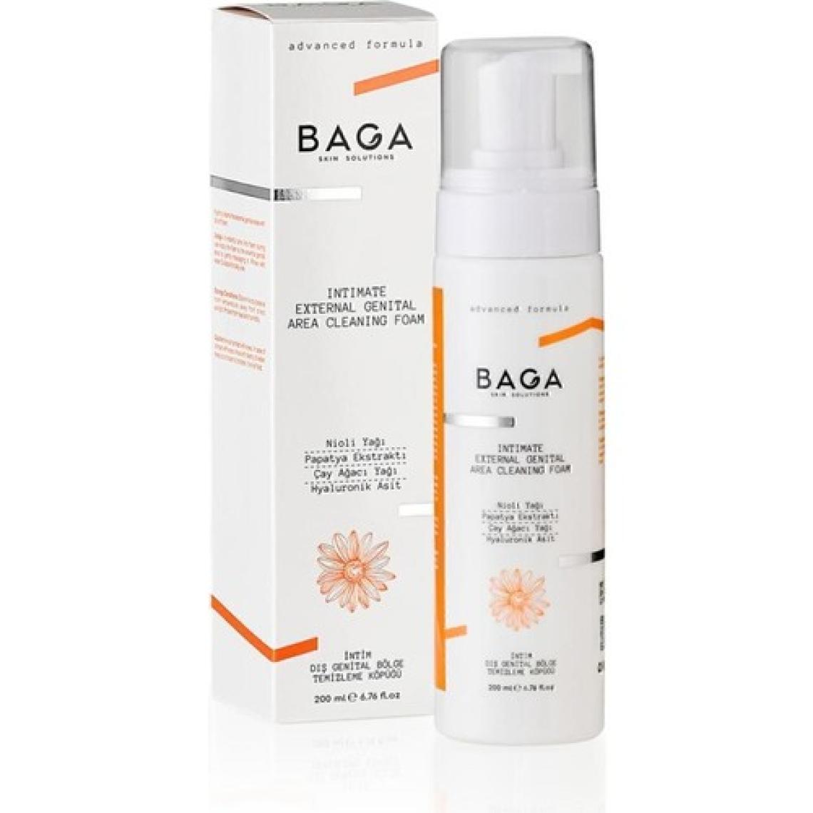 Baga Kadınlar İçin Genital Bölge Temizleme Köpüğü 150 ml - Hassas, Sabunsuz, Tahriş Etmeyen, pH Dengesi Sağlayan, Papatya ve Aloe Vera Özlü