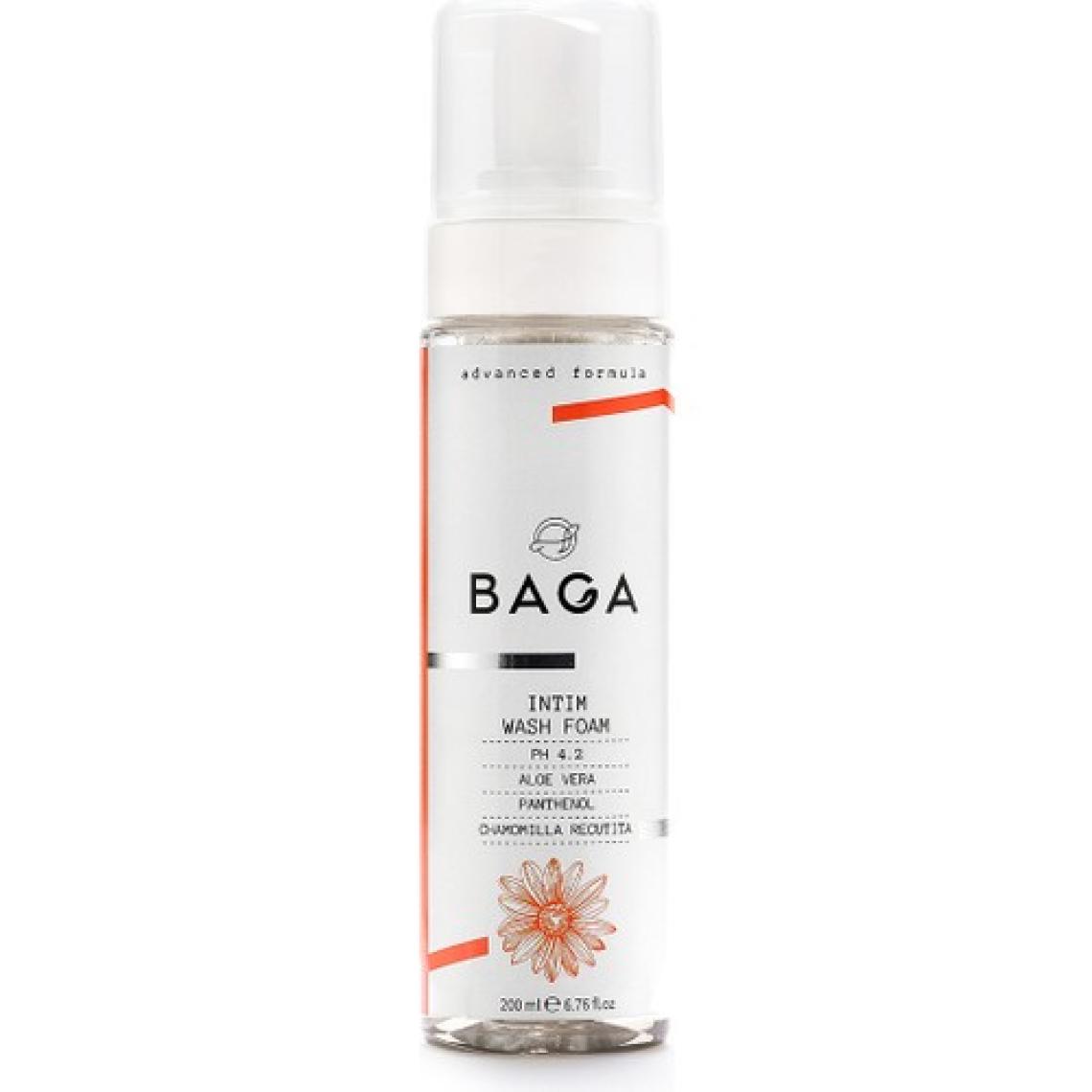 Baga Kadınlar İçin Genital Bölge Temizleme Köpüğü 150 ml - Hassas, Sabunsuz, Tahriş Etmeyen, pH Dengesi Sağlayan, Papatya ve Aloe Vera Özlü