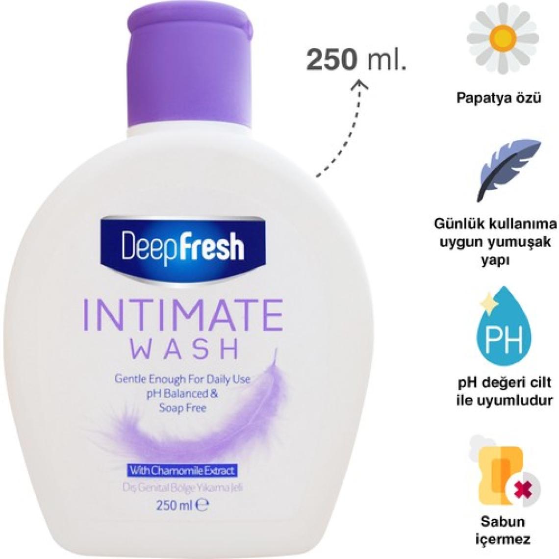 Deep Fresh Intimate Dış Genital Bölge Yıkama Jeli 250 ml