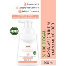 INCIA %100 Doğal Kadınlar İçin İntim Yıkama Köpüğü 200 ml