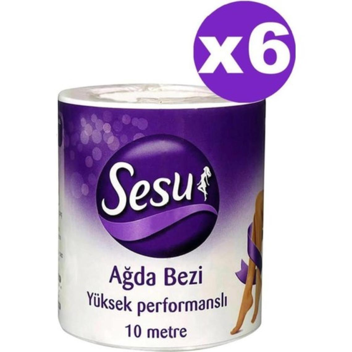Sesu Yüksek Performanslı Ağda Bezi 10 Metrex6 Adet