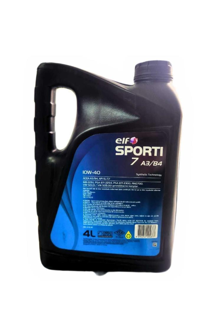 Elf Sporti 7 10W-40 A3/B4 4 lt Motor Yağı - 2021